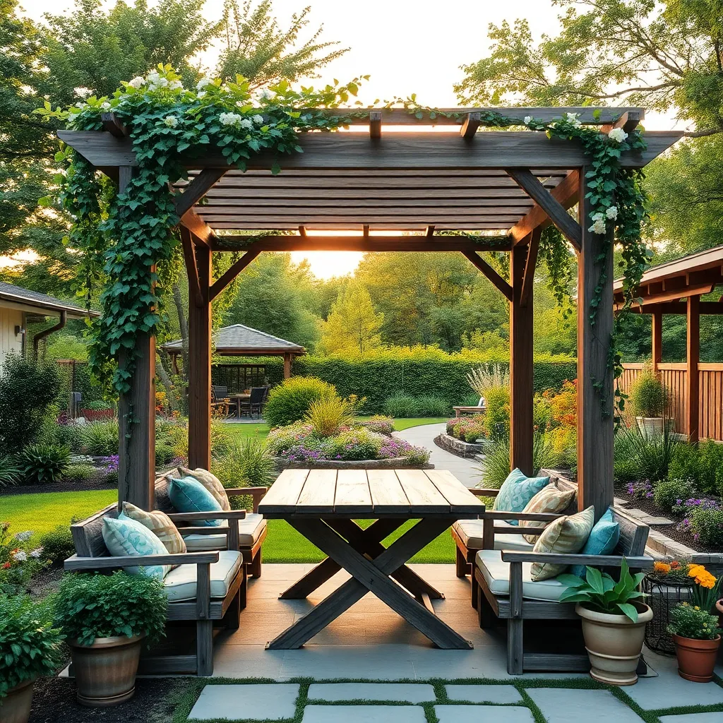 Integrating Pergolas into Garden Landscapes