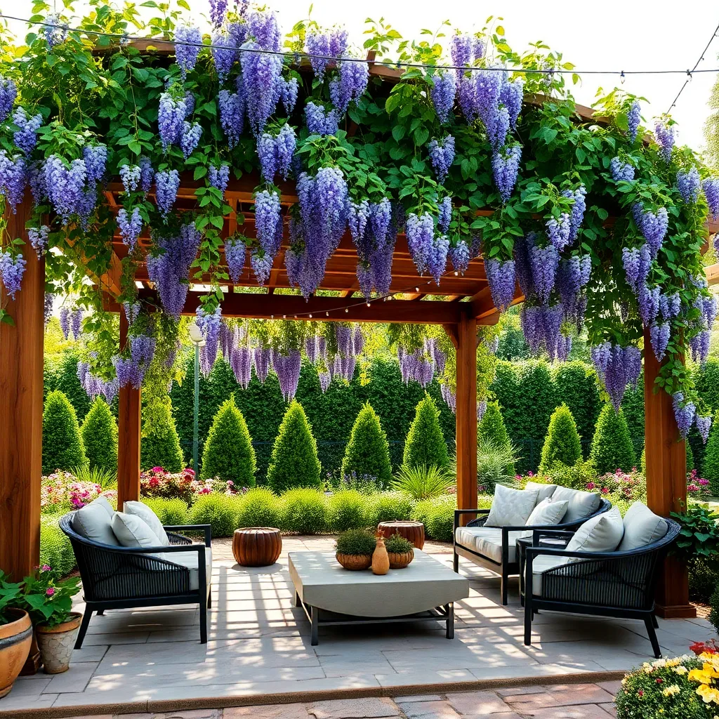 Adding Climbing Plants to Pergolas