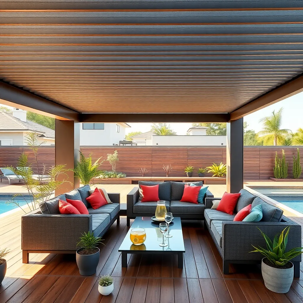 Utilize Adjustable Louvered Roofs
