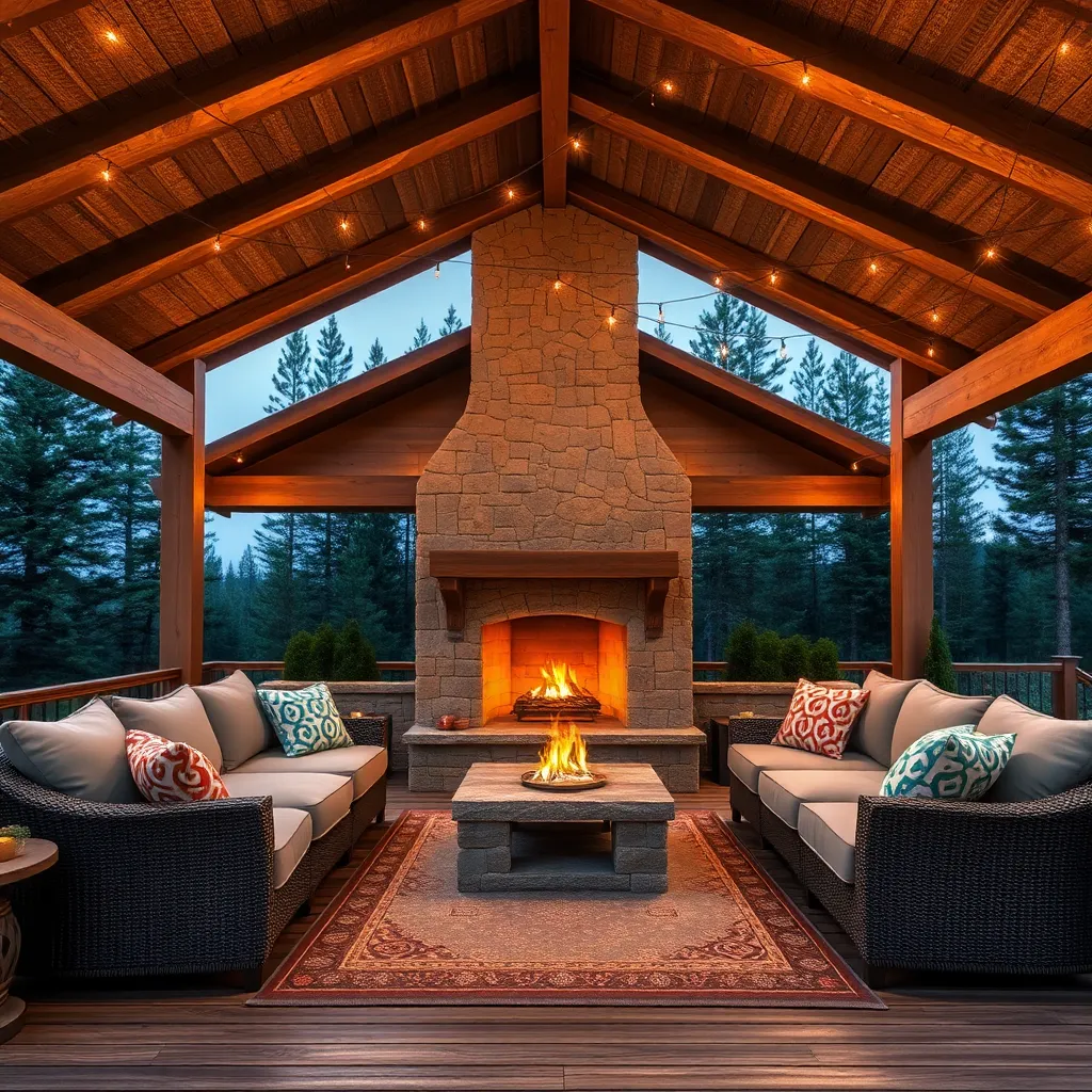 Integrating Fireplaces into Cabin Design