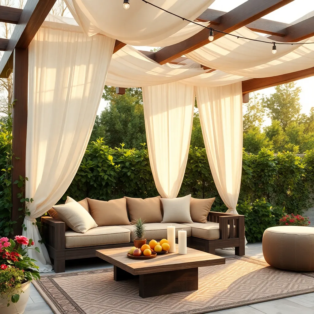 Creating Cozy Pergola Lounging Areas