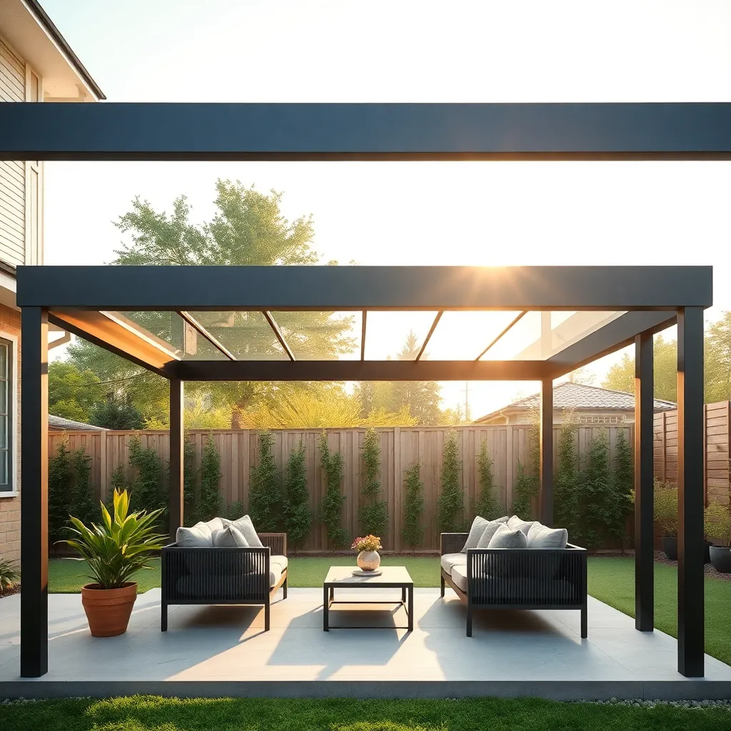 Sleek Metal and Glass Options