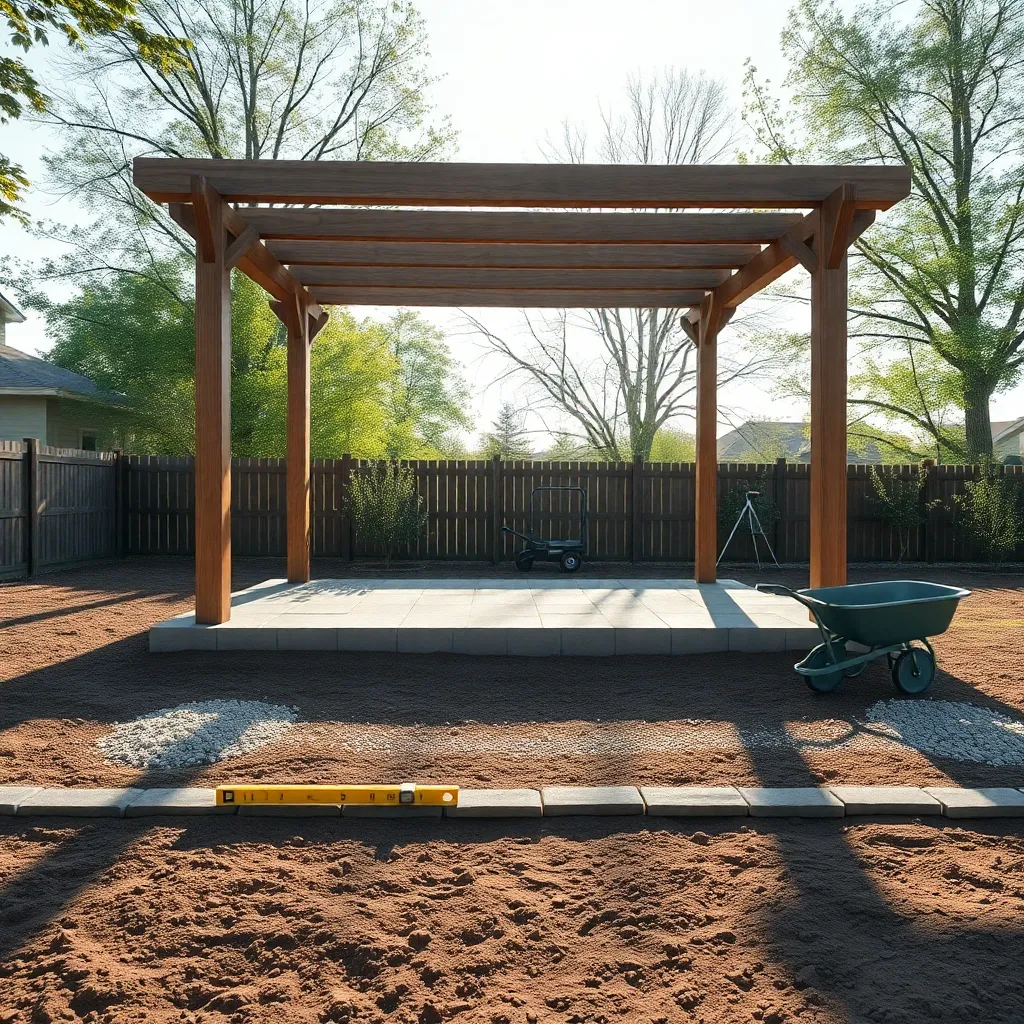 Prepare and Level Ground Area