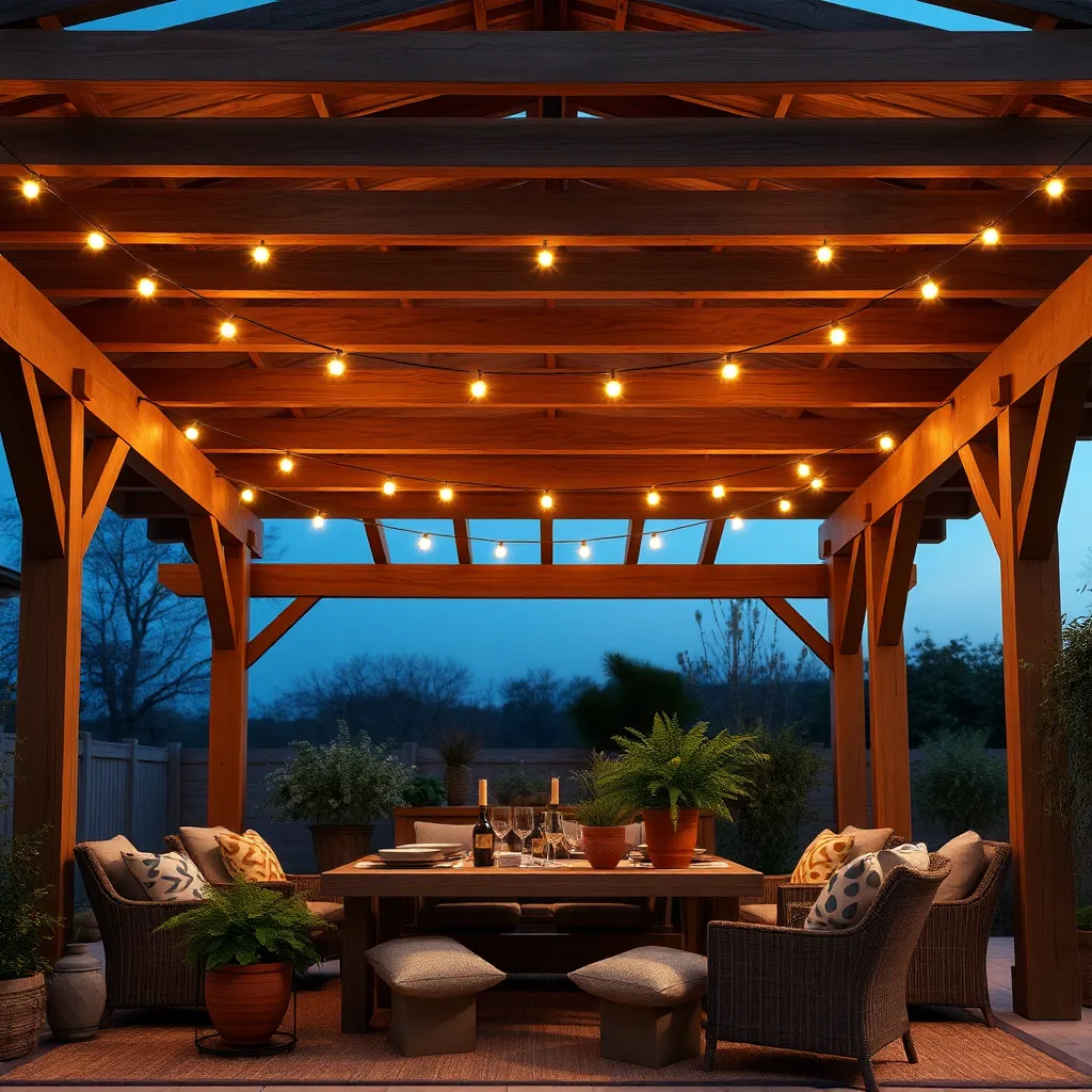 Install String Lights for Ambiance