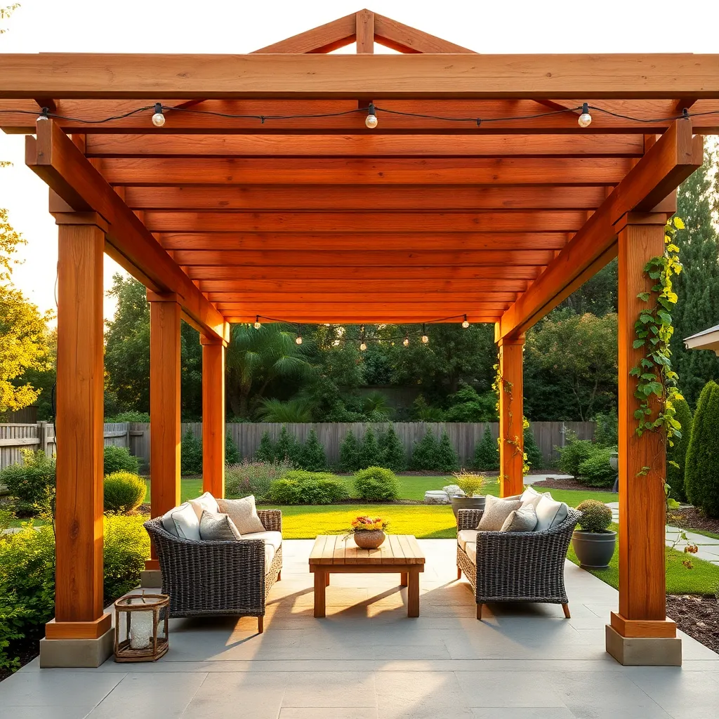Classic Wooden Pergola Designs