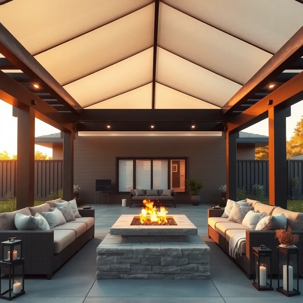 Integrate Built-In Fire Pit Features