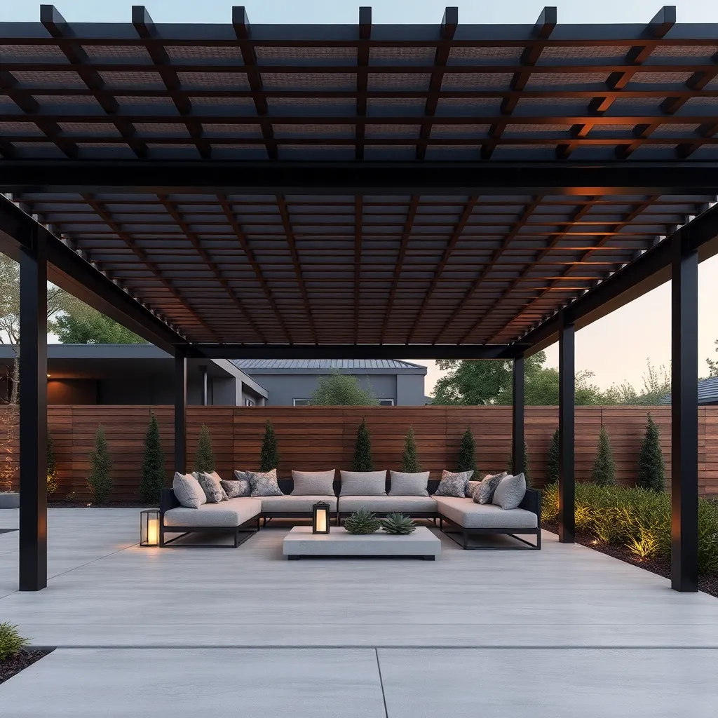 Modern Pergolas for Elegant Retreats