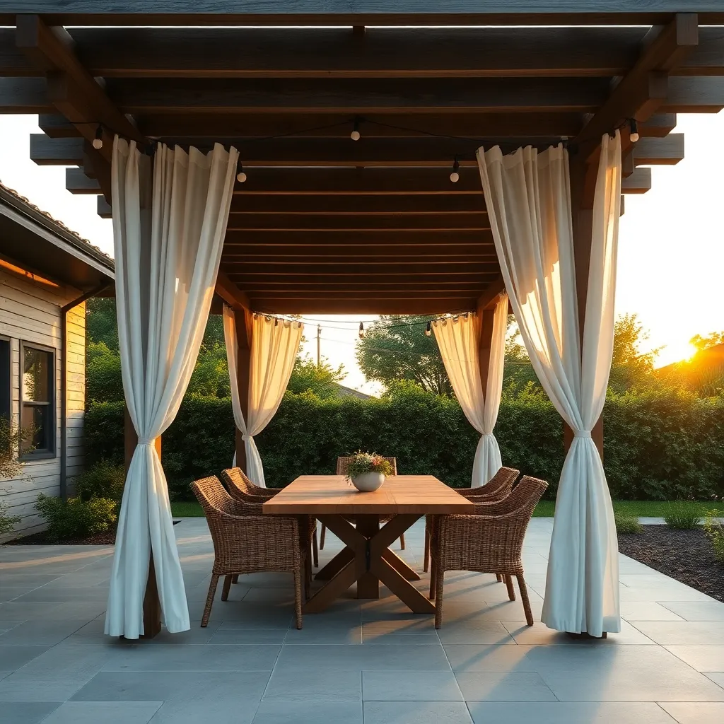 Customizing Pergolas With Curtains