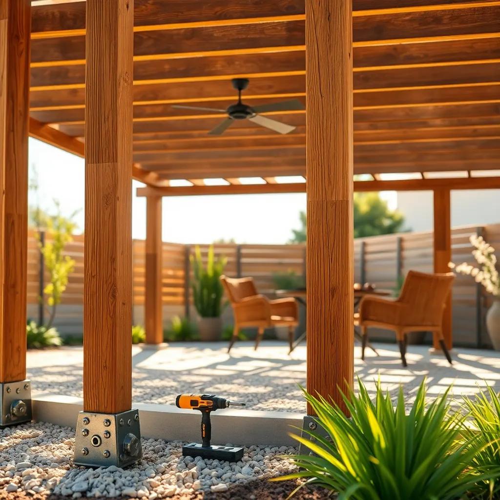 Secure Posts into Ground Foundation