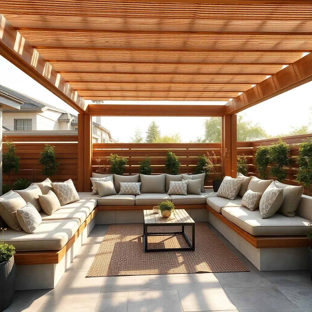 Use Weather-Resistant Cushions and Fabrics
