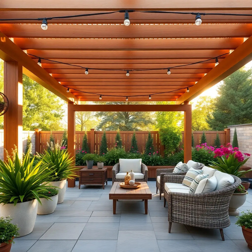Incorporate Planters for Natural Ambiance