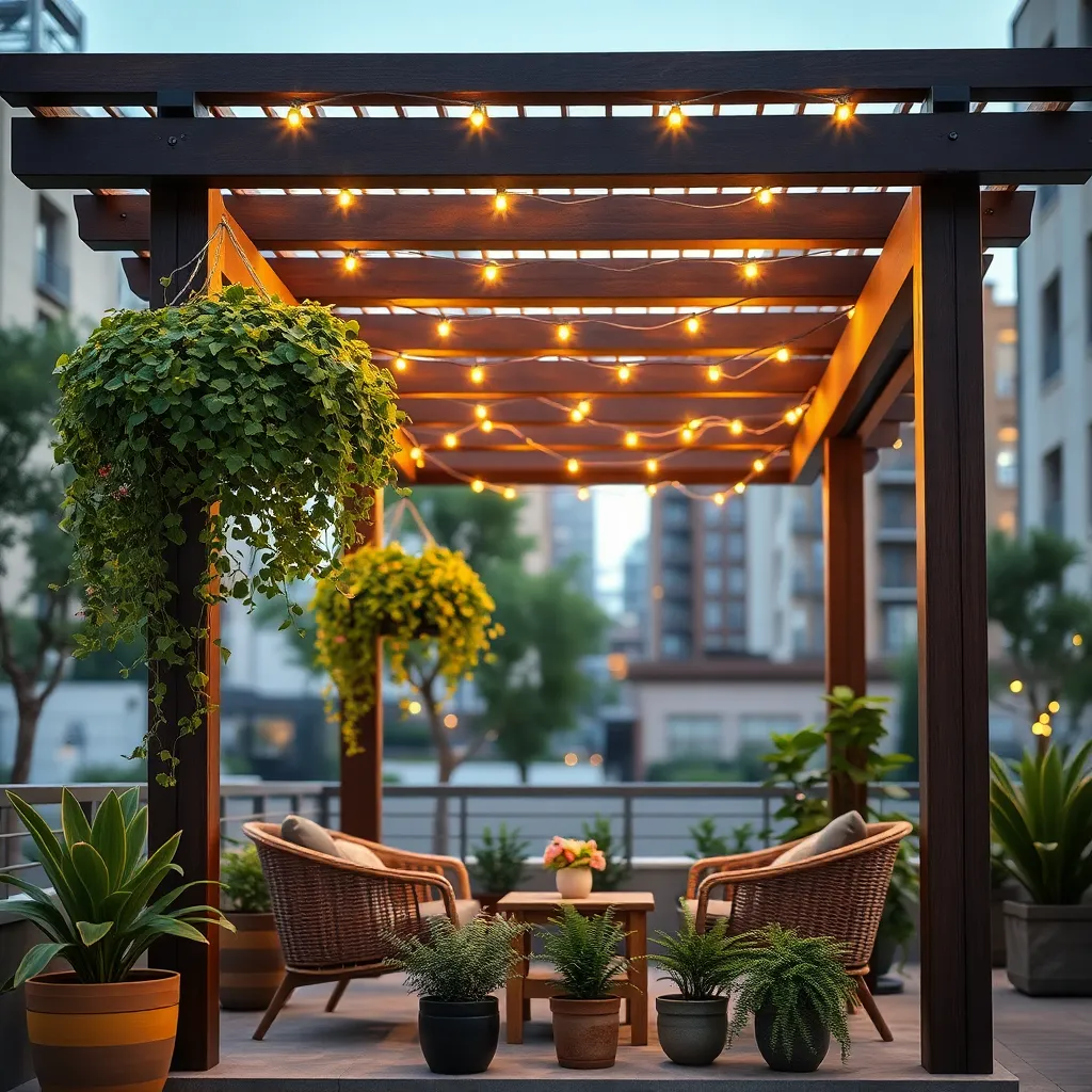 Incorporating Greenery and Lighting