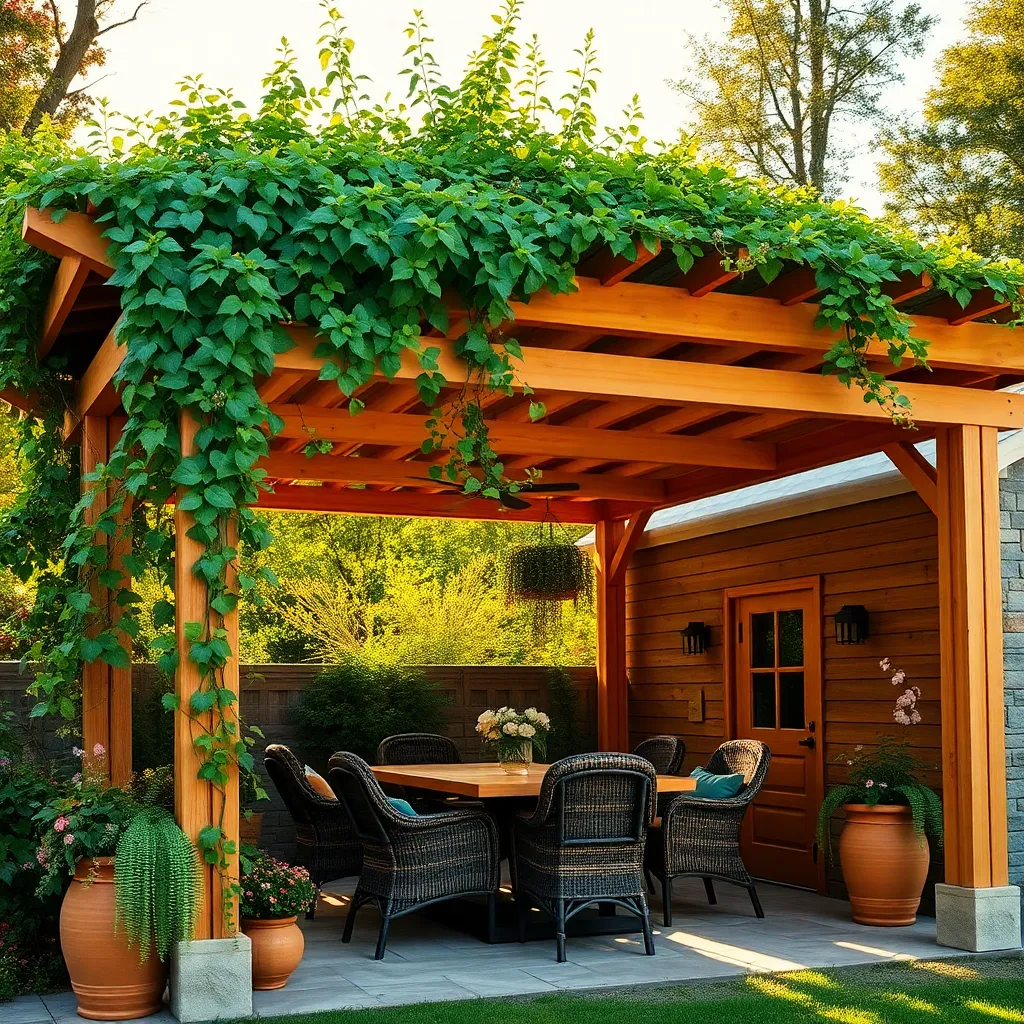 Adding Greenery and Climbing Plants