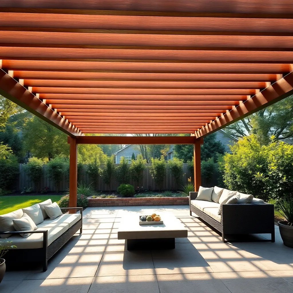 Choose Pergola Style and Dimensions
