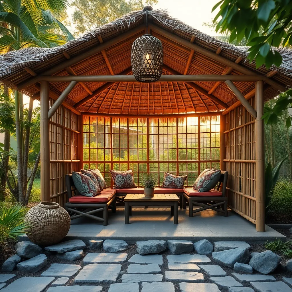 Crafting a Bamboo Outdoor Hut