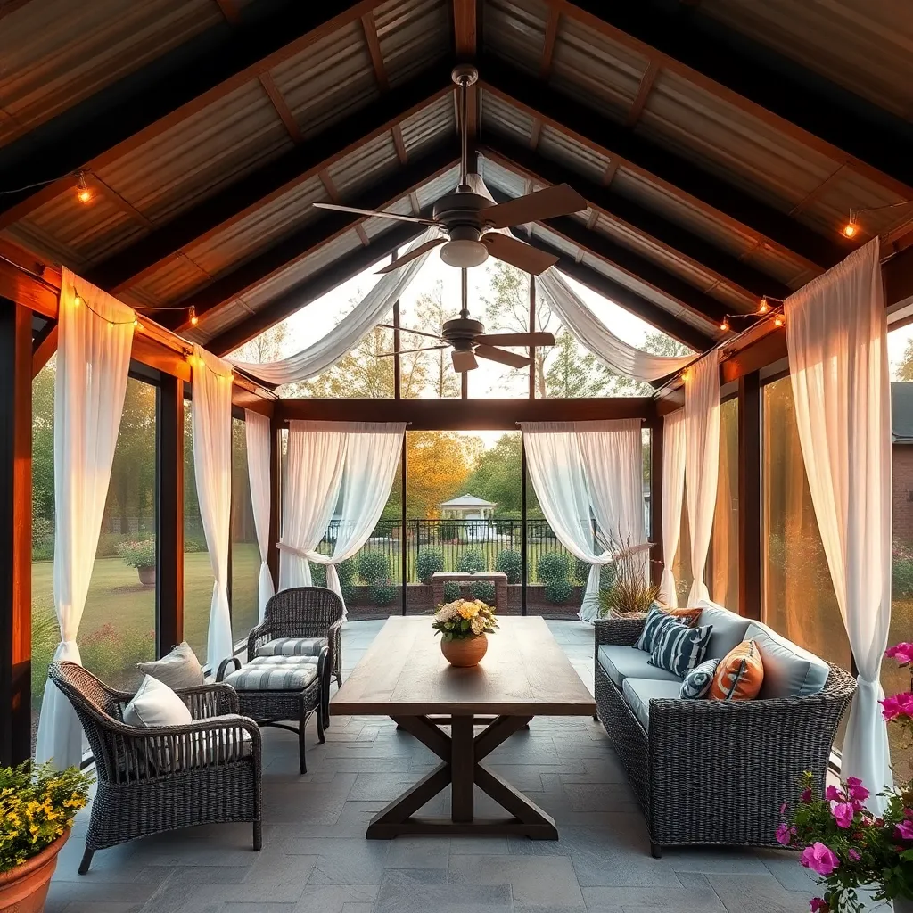 Screened-In Pavilion (Bug-Free Dining and Lounging Area)
