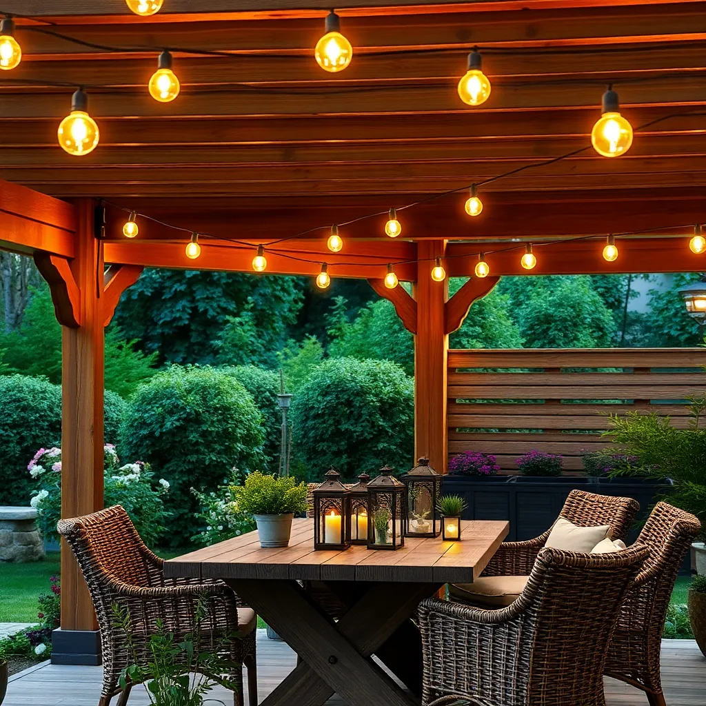 Hang Outdoor String Lights