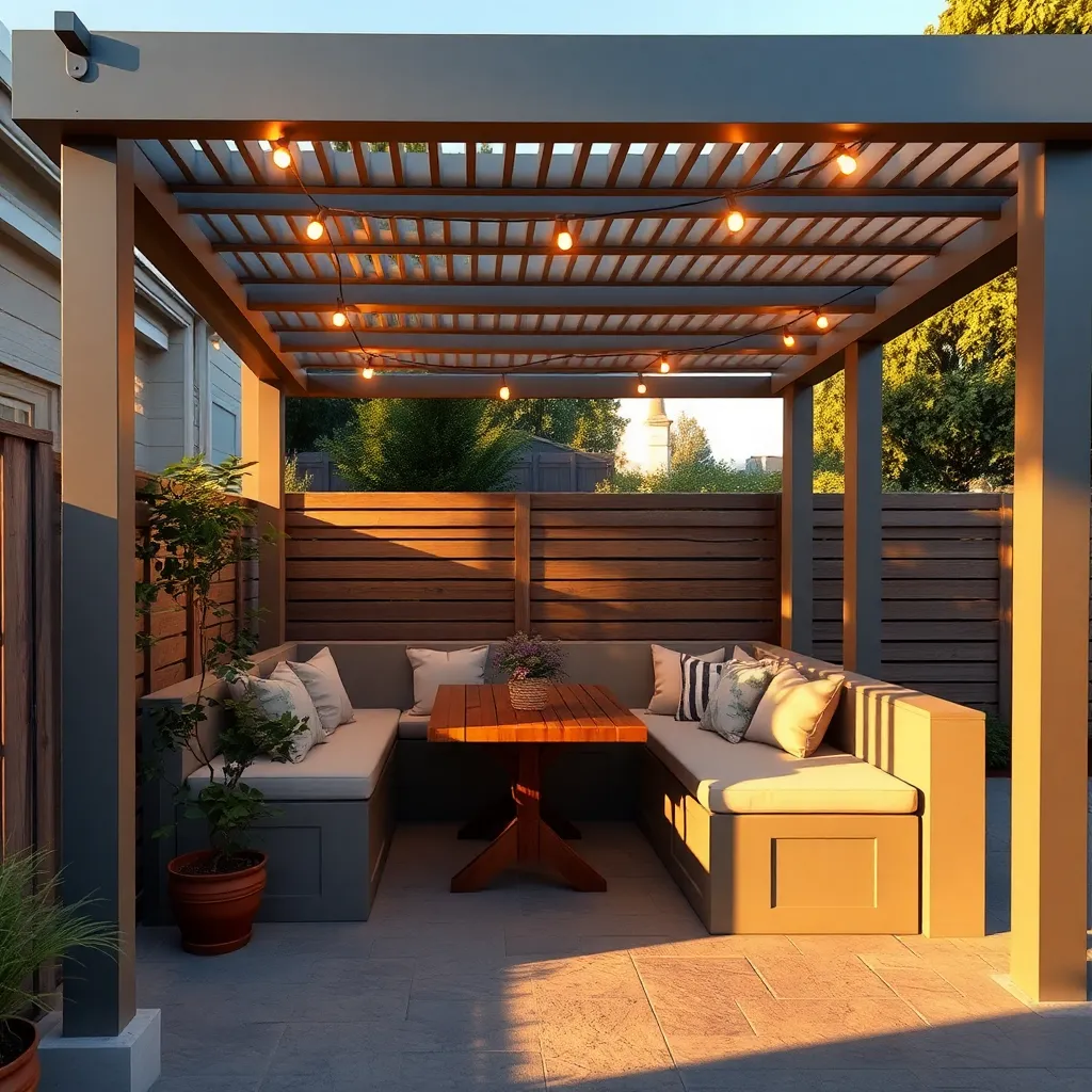 Space-Saving Pergola Ideas