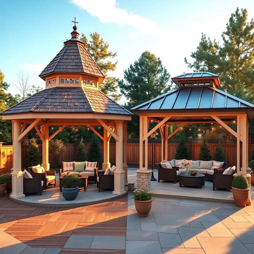 Match Roof Style to Gazebo Shape