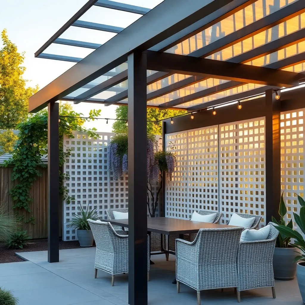 Lattice Panels as Natural Dividers