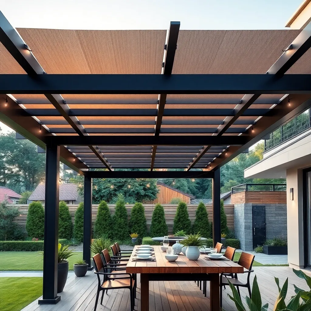 Louvered Roof Pergola (Motorized Adjustable Slats)
