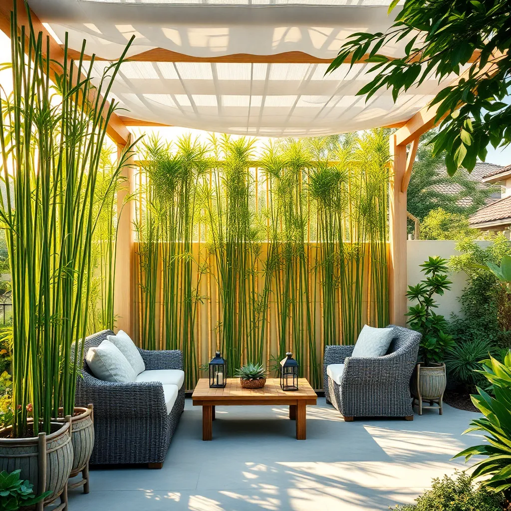 Create a Bamboo Privacy Screen