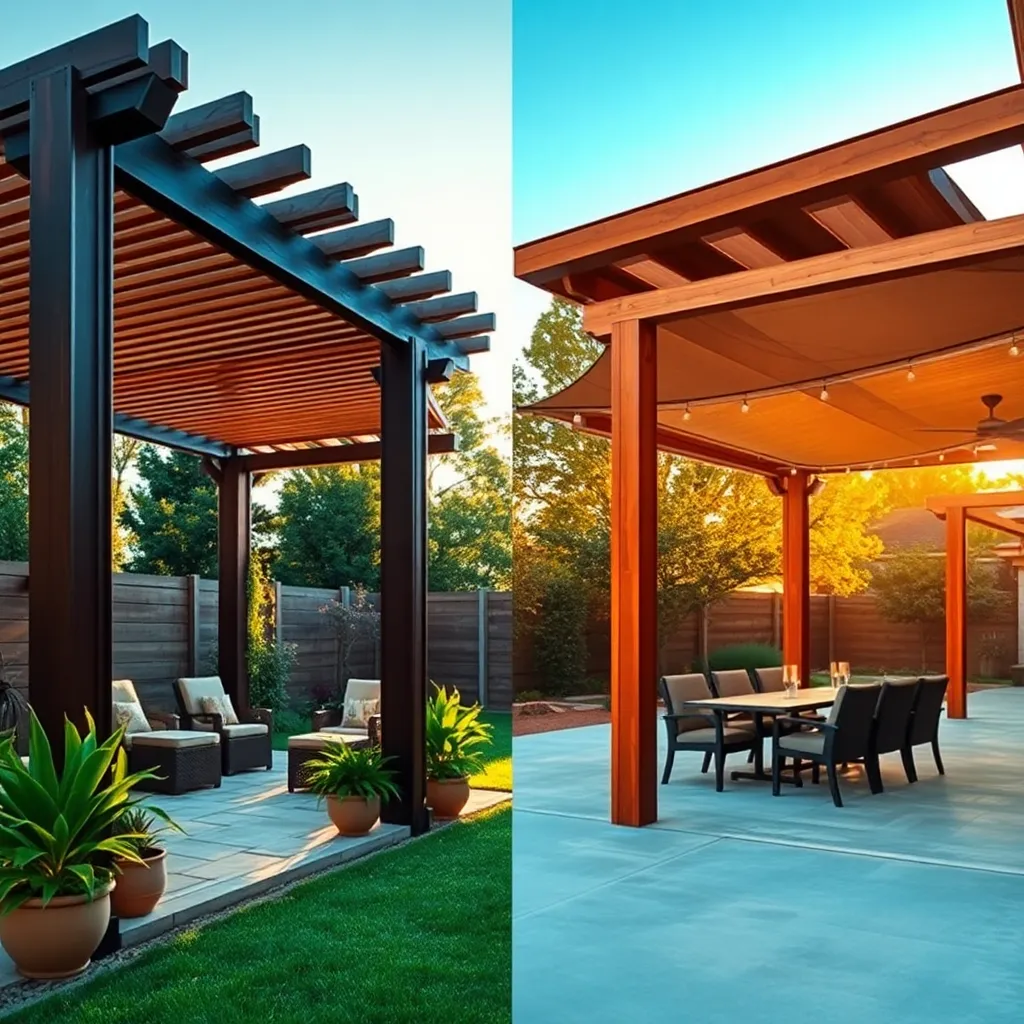 Freestanding Versus Attached Pergolas