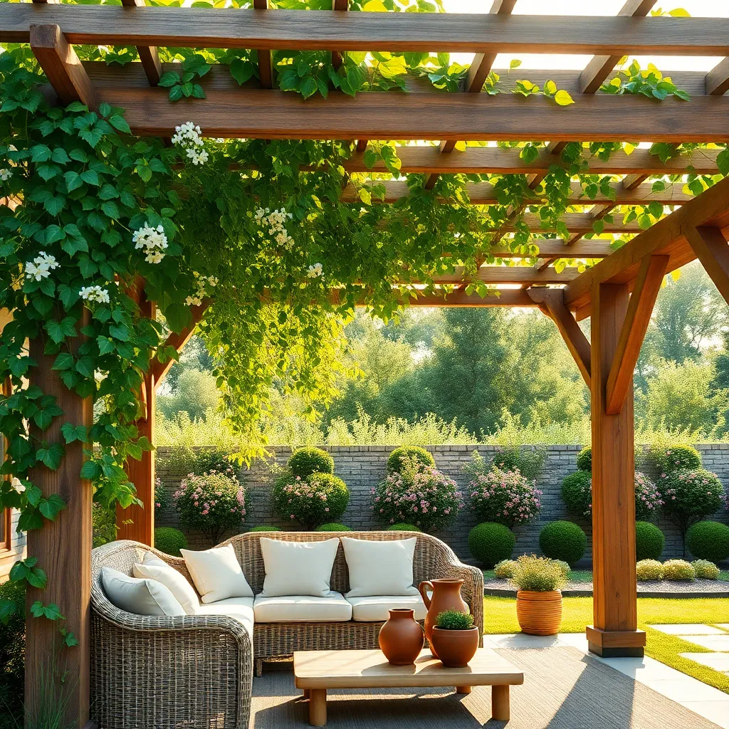 Add Climbing Plants for Shade