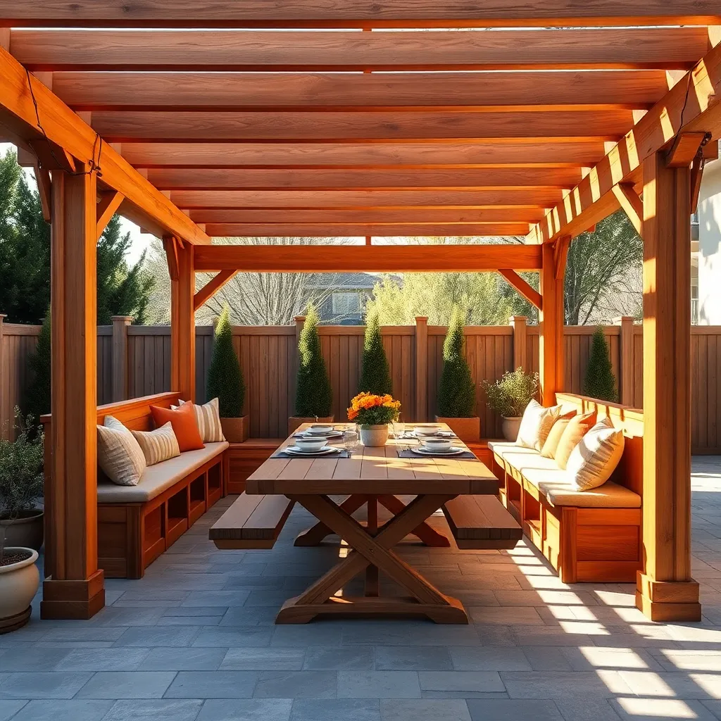Add Built-In Benches for Seating