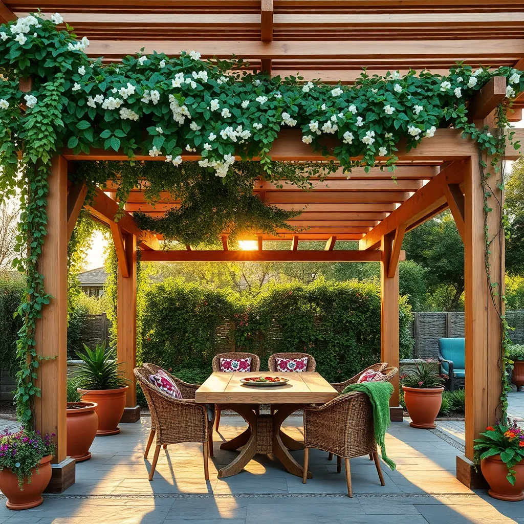 Decorating Pergolas with Plants