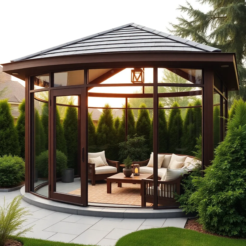 Enclosed Gazebo Options for Privacy