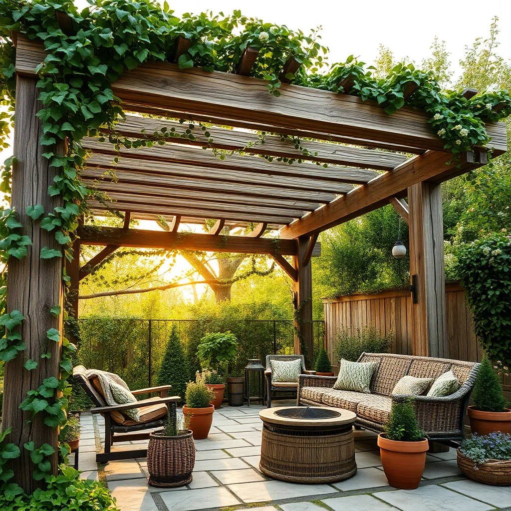 Maintaining Rustic Pergolas Naturally