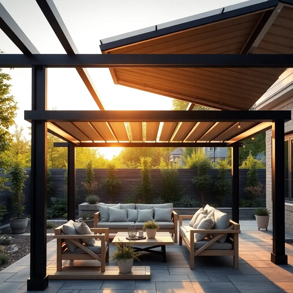 Use Adjustable Louvered Roof Panels