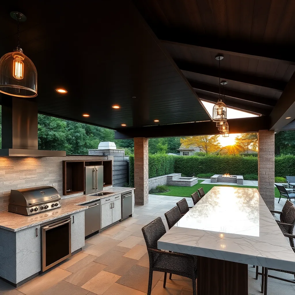 Integrating Outdoor Kitchens and Bars