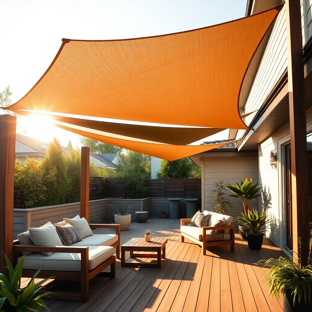 Hang Stylish Outdoor Shade Sails