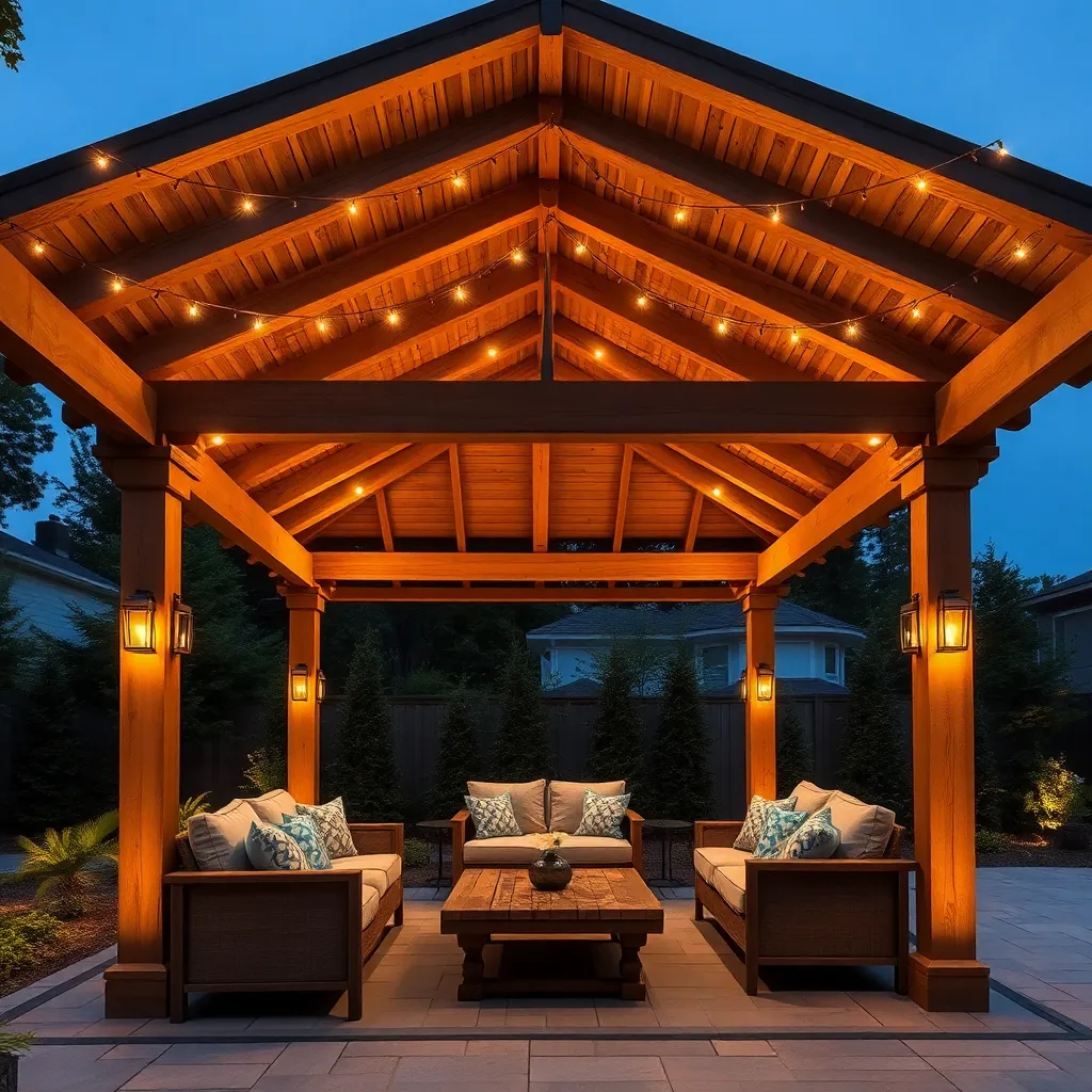 Installing Lighting for Evening Ambiance