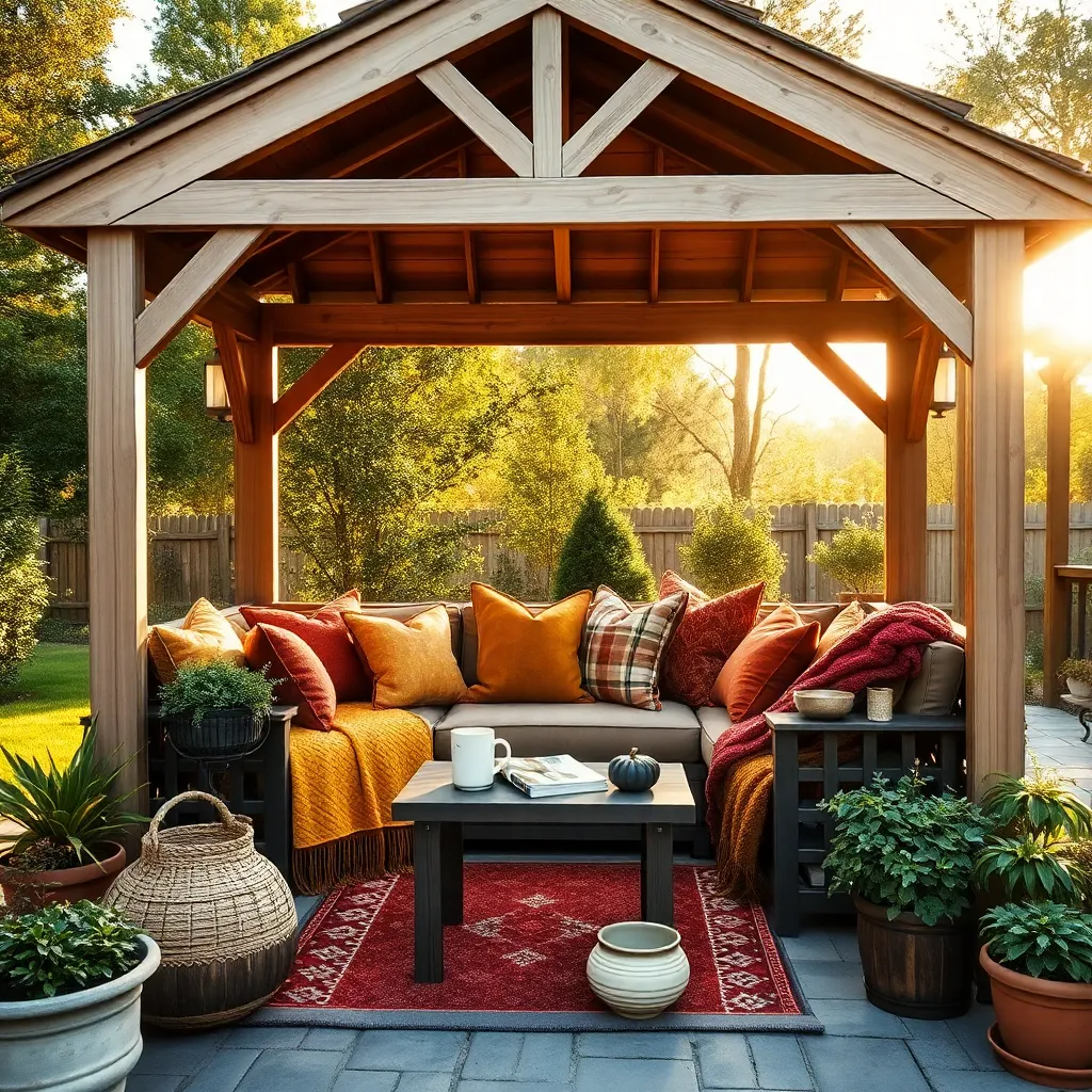 Use Seasonal Cushions and Throws