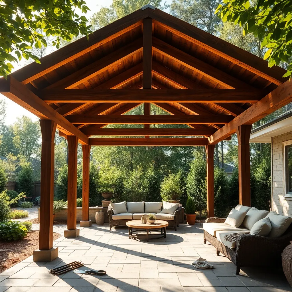 Assemble Wooden Roof Frame