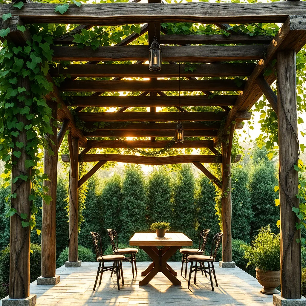 Incorporate Climbing Vines on Beams
