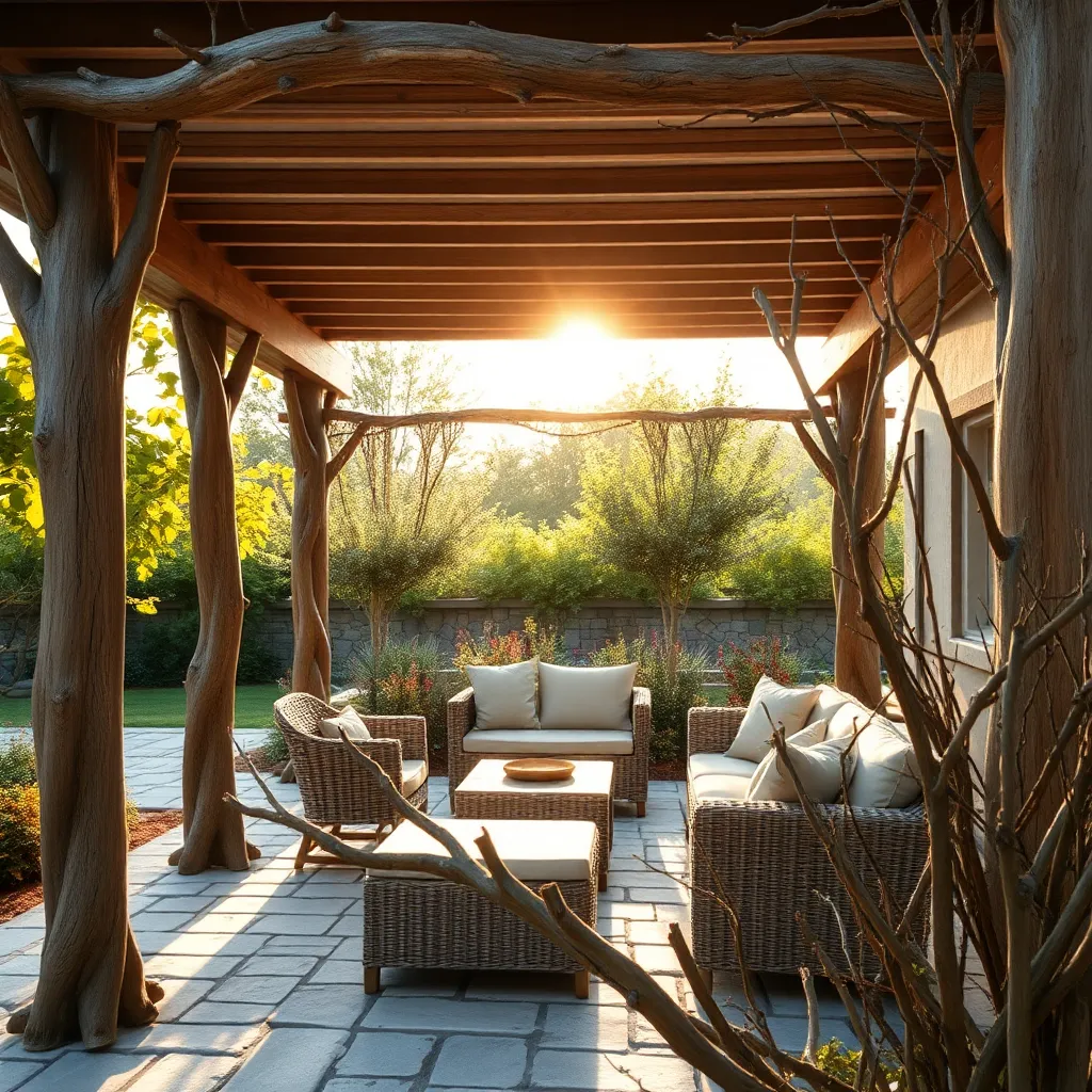 Incorporate Rough-Hewn Branch Accents