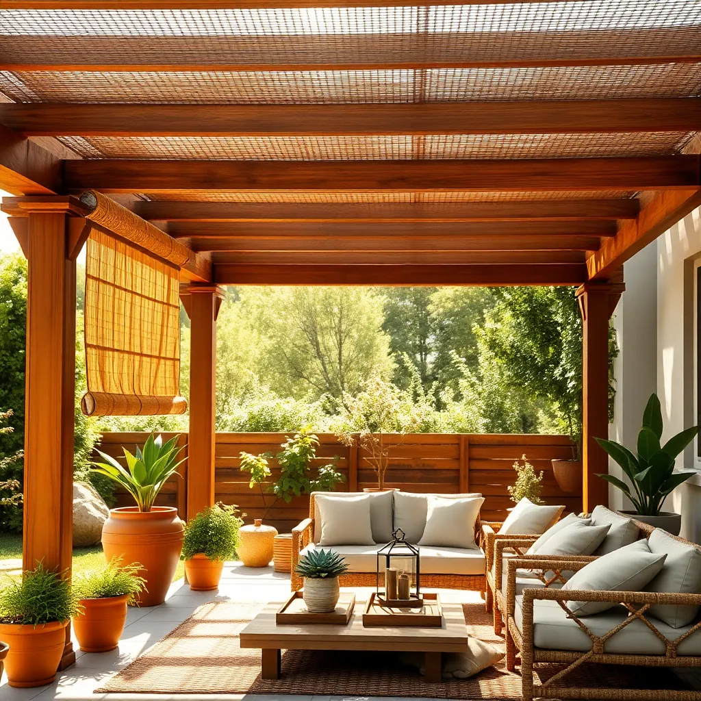 Attach Bamboo Roll-Up Shades
