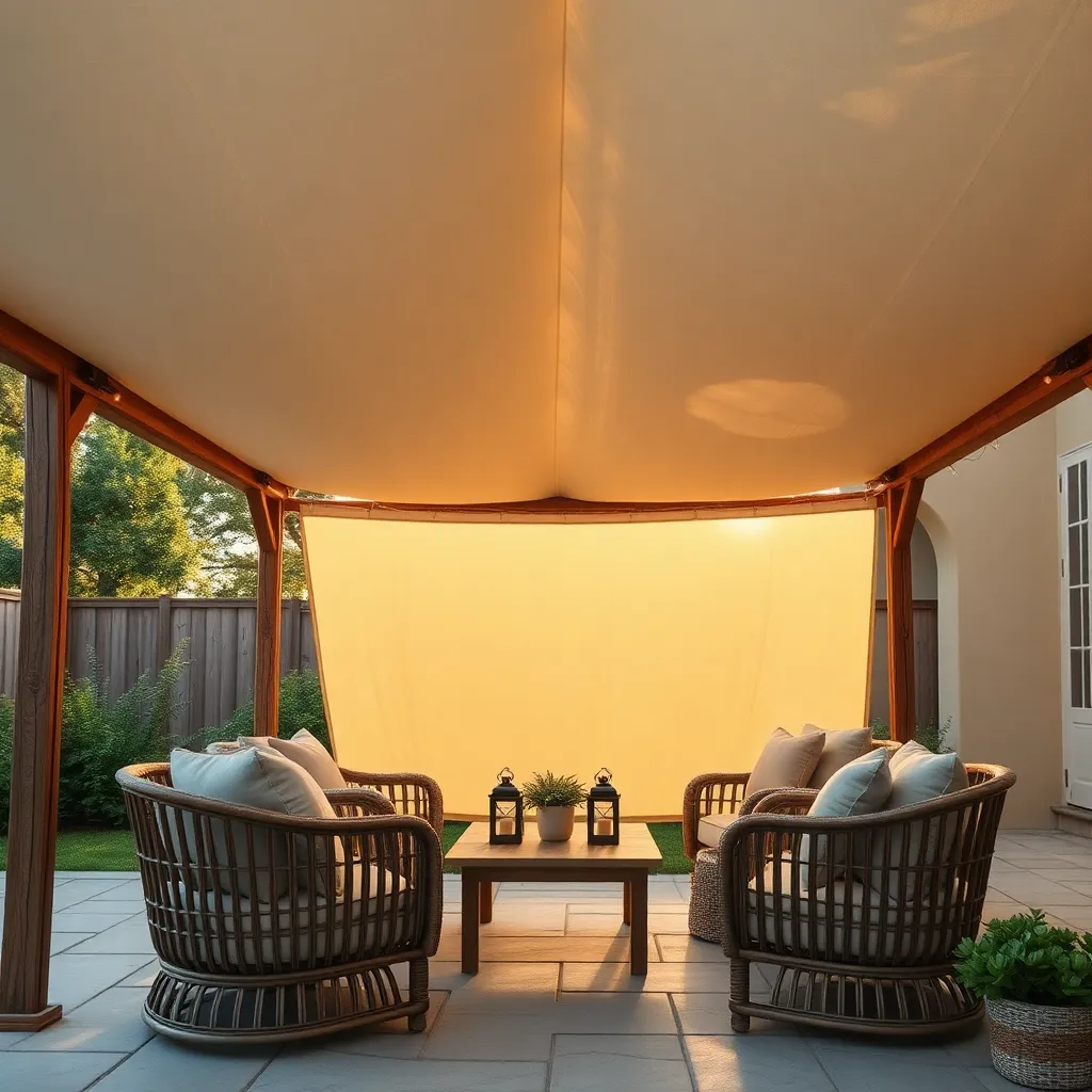 Construct a Canvas Tent Canopy