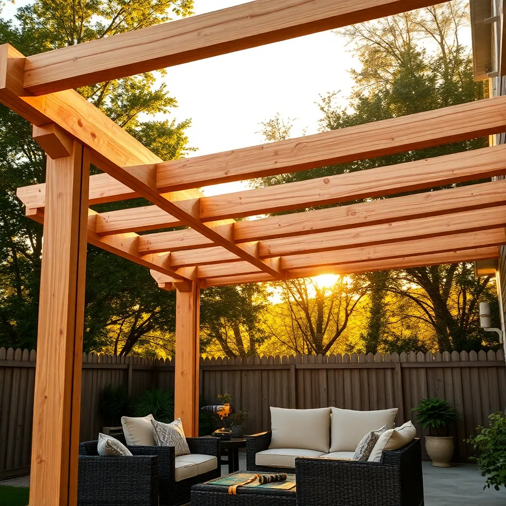 Attach Crossbeams and Rafters