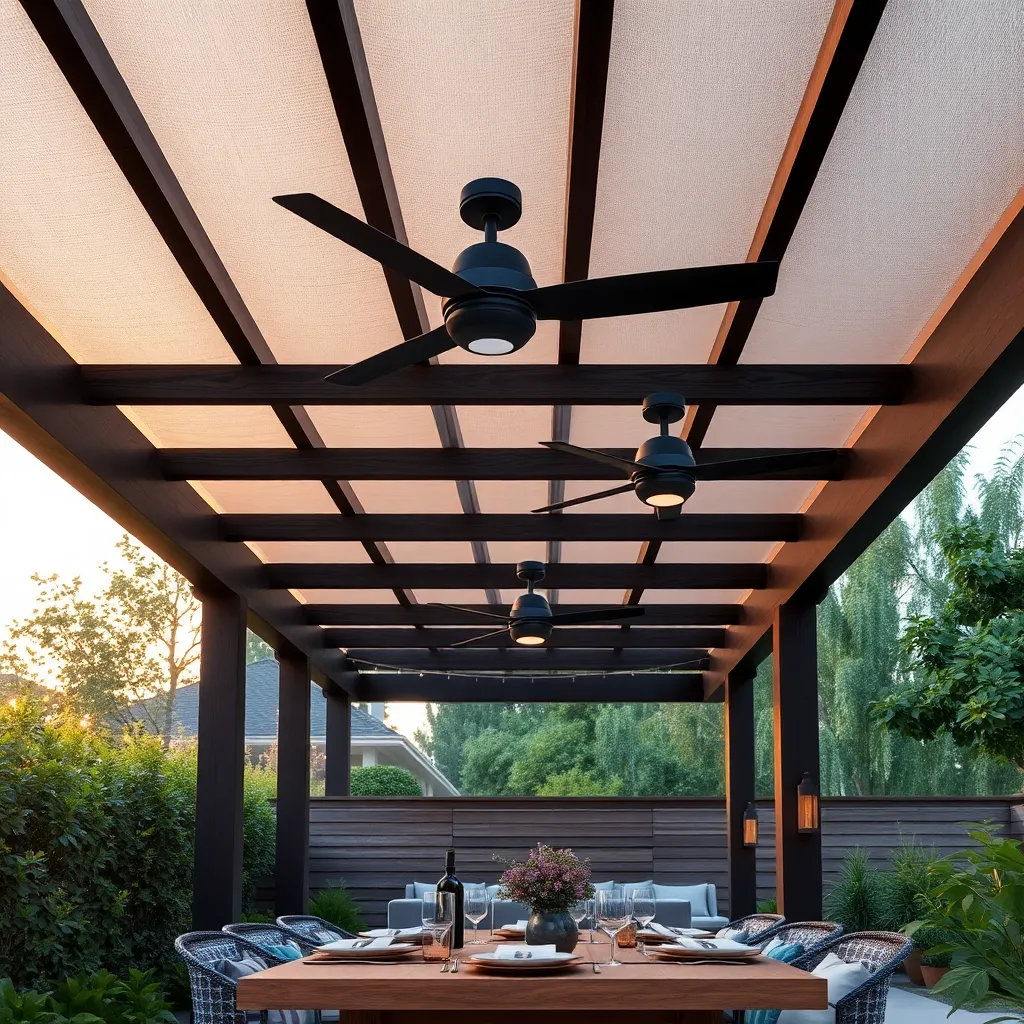 Incorporate Ceiling Fans for Cooling