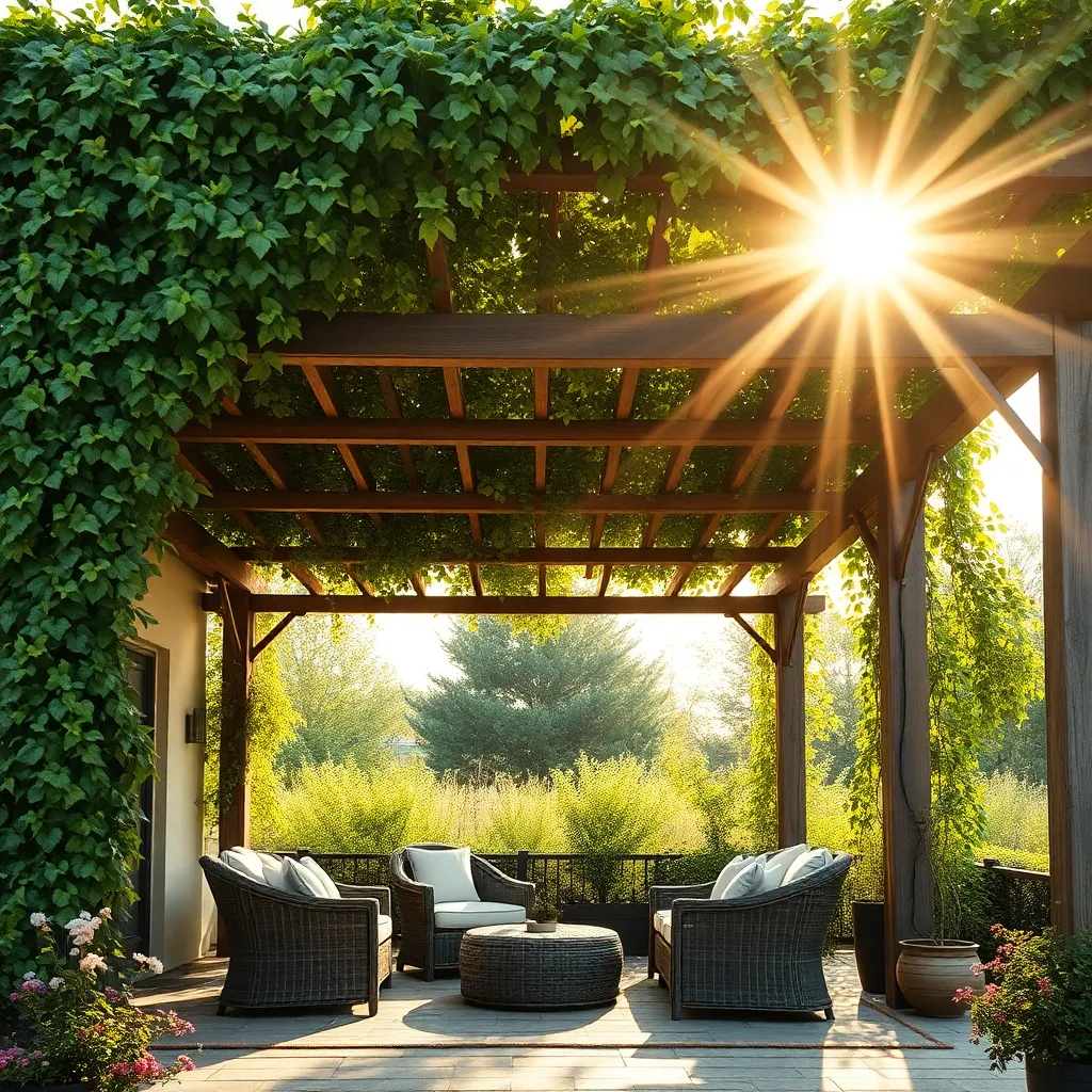 Mount Climbing Plants for Natural Shade