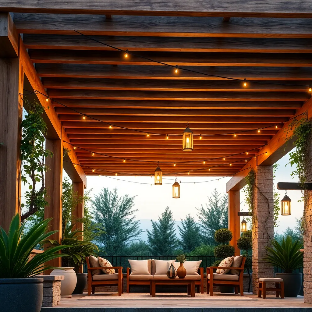 Add Decorative Lighting and Plants