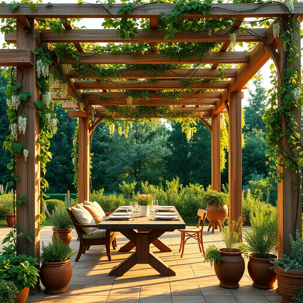 Use Climbing Plants to Soften Structure