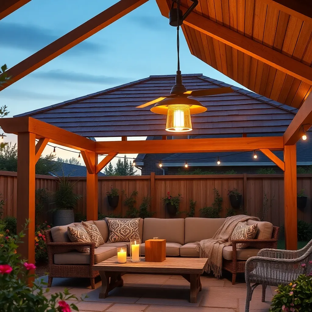 Install Adjustable Outdoor Heating Lamps