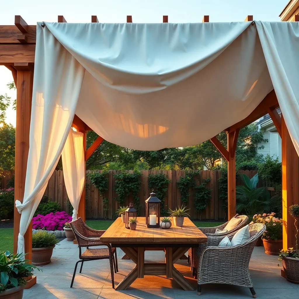 Create DIY Fabric Canopies
