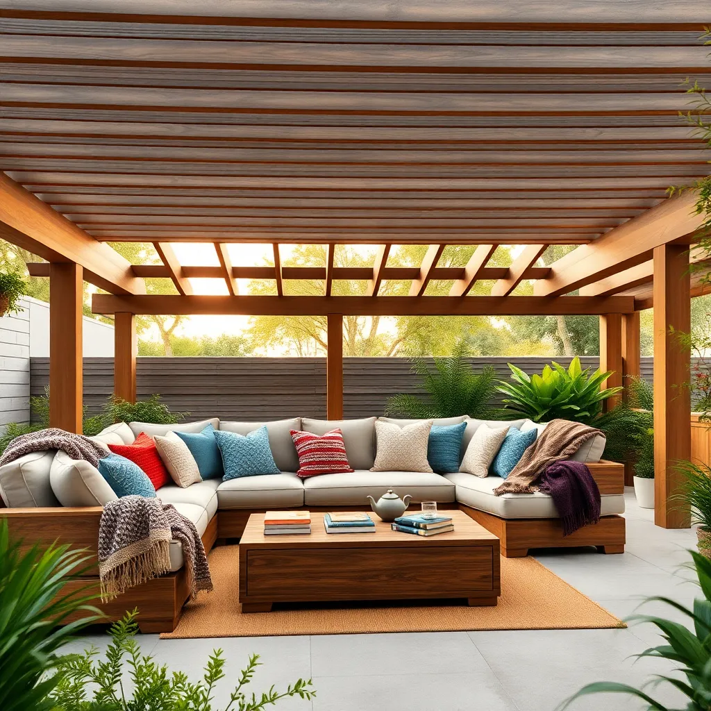 Add Cushioned Seating and Throws
